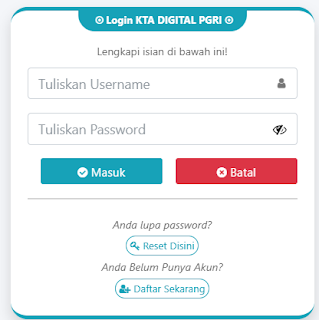 Register PGRI Kab. Bima - Persatuan Guru Republik Indonesia Cabang Kab. Bima